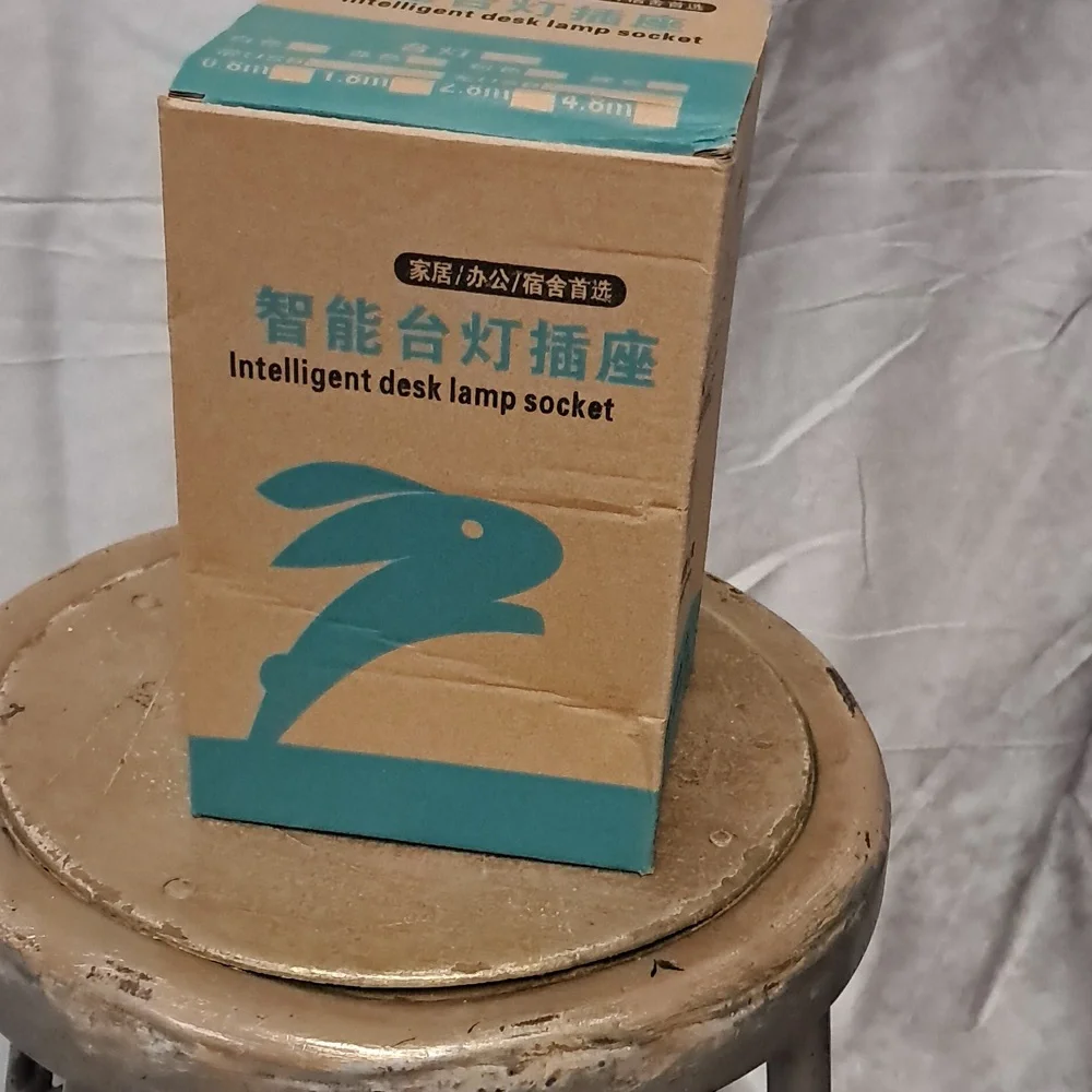 NWT Multifunctional Table Lamp Socket Integrated Eye Protection Bedside Lamp